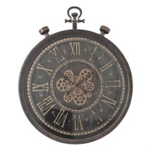 Clock Antique Dark Face 60cm