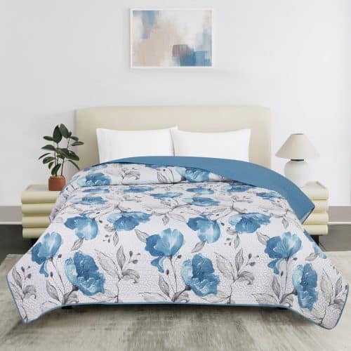 Casa Rosso Vintage Quilt Blue Magnolia QB 200x240cm