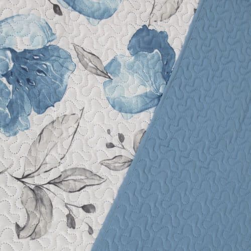 Casa Rosso Vintage Quilt Blue Magnolia QB 200x240cm - Image 3