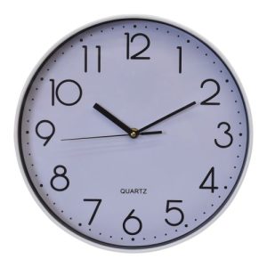 Everyday White Clock 30cm