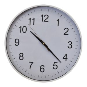 Black Station Clock 40cm
