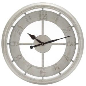 White Hamptons Clock 40cm