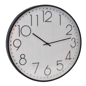 White Washed Clock 50cm