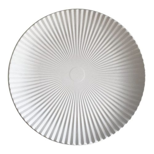 Plate Groove Round White 29x29x3.5cm RRP $24.99