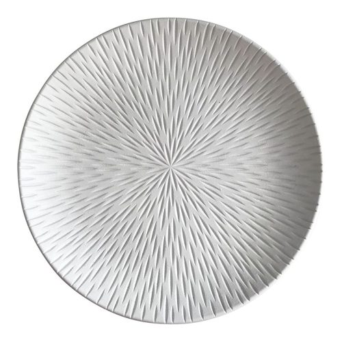 Plate Mandala Round White 24.5x24.5x2.5cm