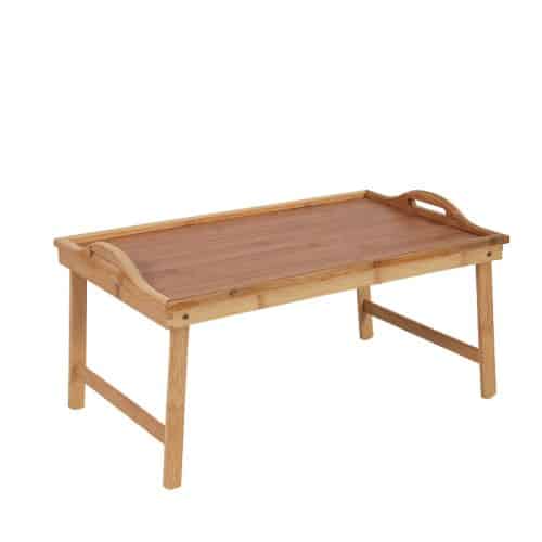 Bamboo Tray With Folding Legs 50x30cm