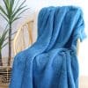 Casa Rosso Sherpa Throw Blue Sapphire 127x152cm - Image 5
