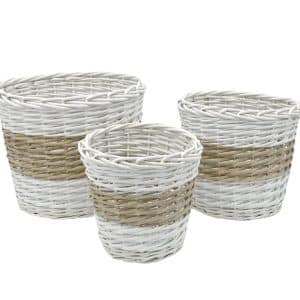 Hampton Willow Round Basket Large