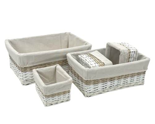 Hampton Willow Rectangular Basket Small