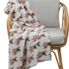 Casa Rosso Panda Throw Bulldog Multi