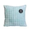 CR Bubble Flannel Cushion Winter Blue