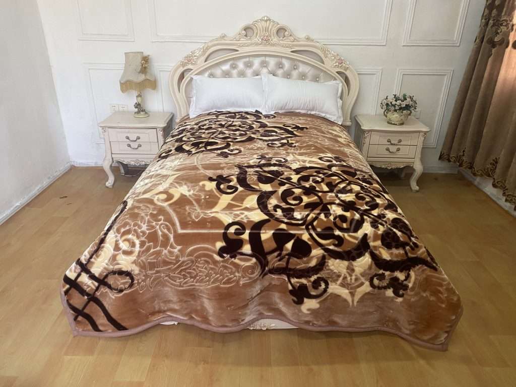 Elegant bedroom with ornate decor.